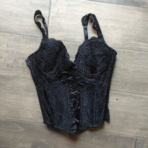 Vintage La Vie En Rose Bandeau Corset